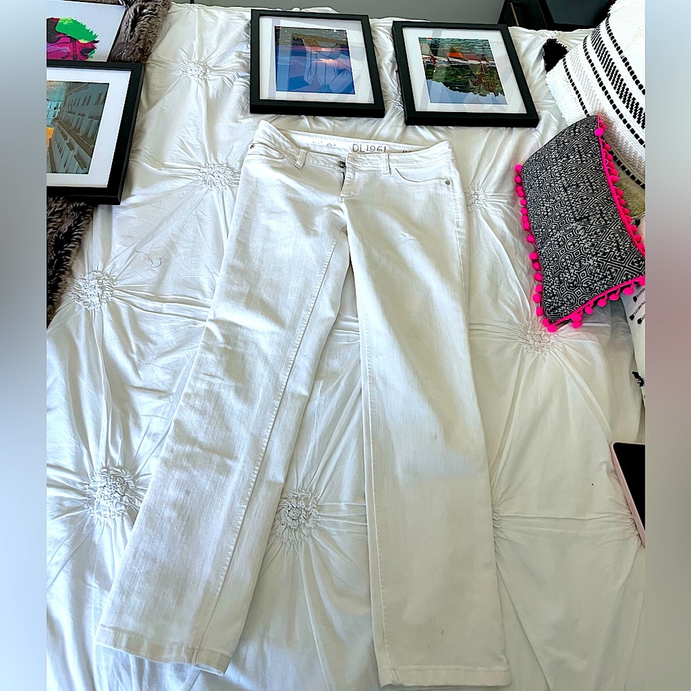 DL1961 white jeans